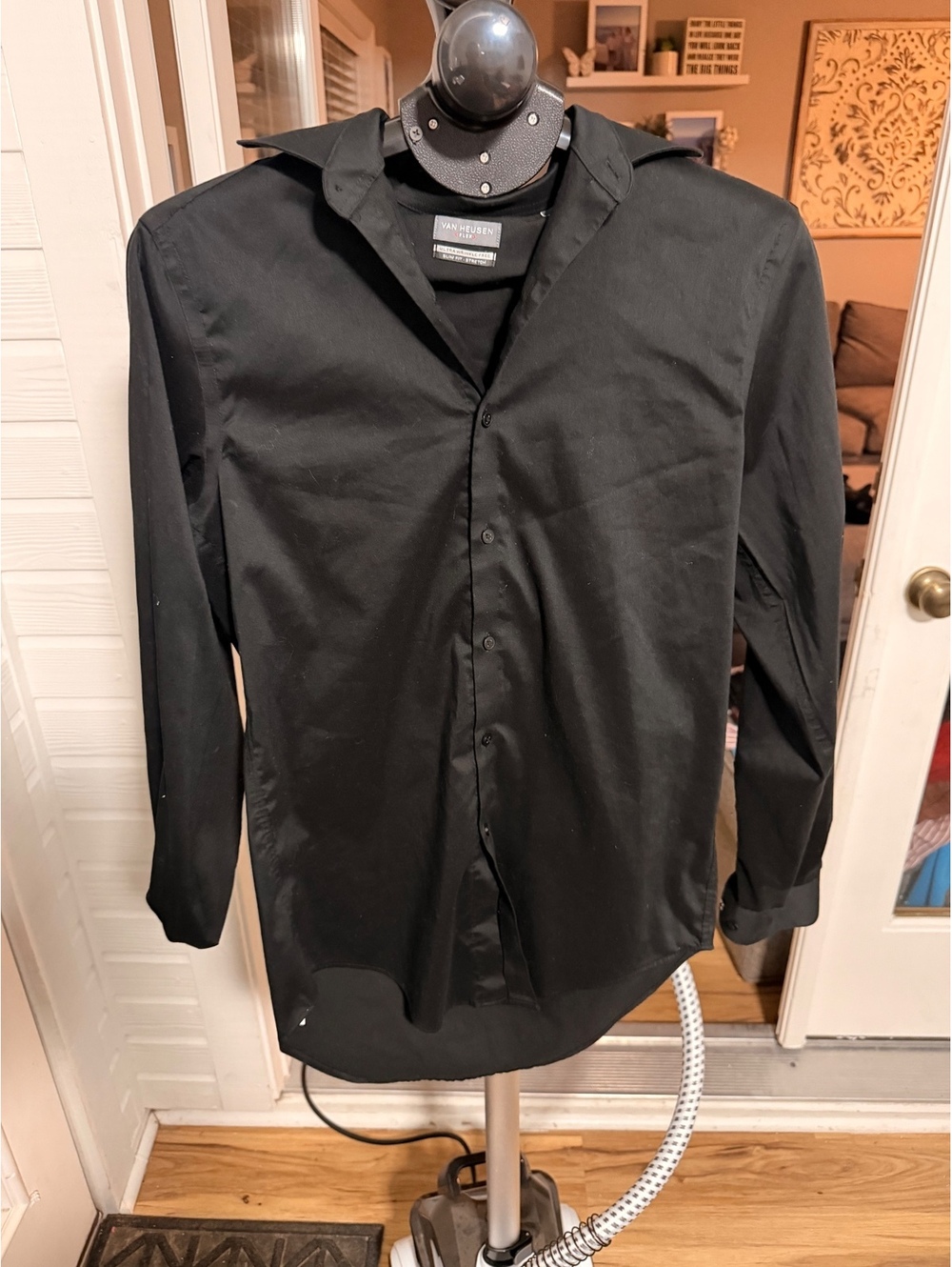 Van Heusen black dress shirt